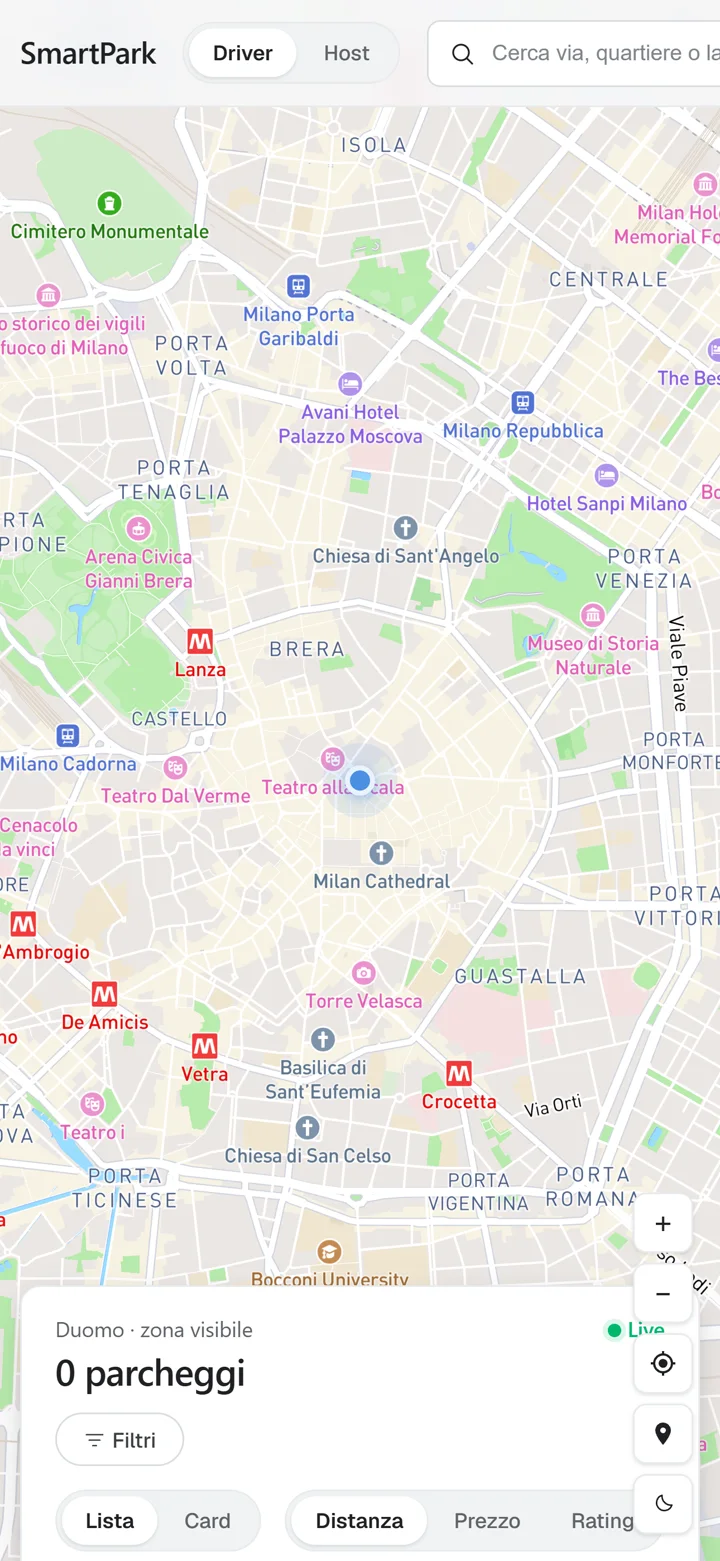 SmartPark: peer-to-peer parking app